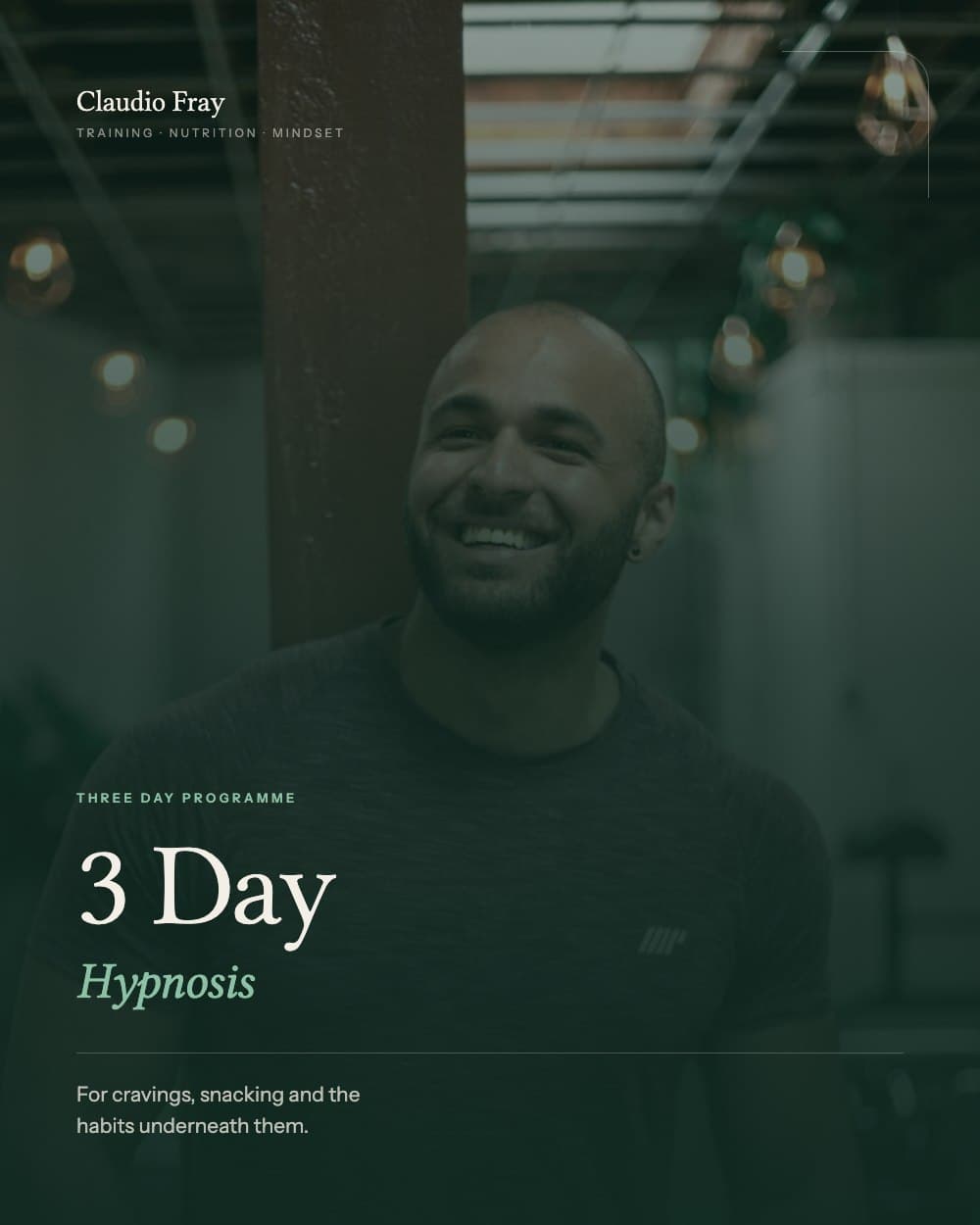 3 Day Hypnosis Programme cover